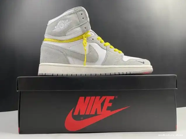Rep CW6576-100 Switch Smoke Air Jordan High 1 Light 0503